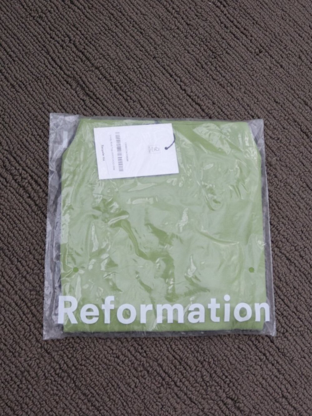 NWT Reformation Lindy Top Avocado Green Size Medium - Picture 5 of 5